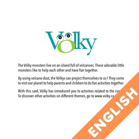 Carte d'anniversaire Völky ESPACE - en anglais