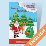 Carte de souhait Völky JOYEUSES FÊTES - en anglais